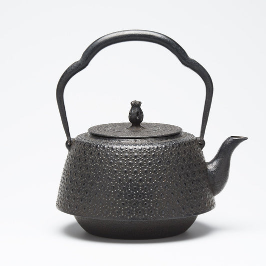 リサイクル南部鉄瓶 九重型 1.6L 亀甲模様