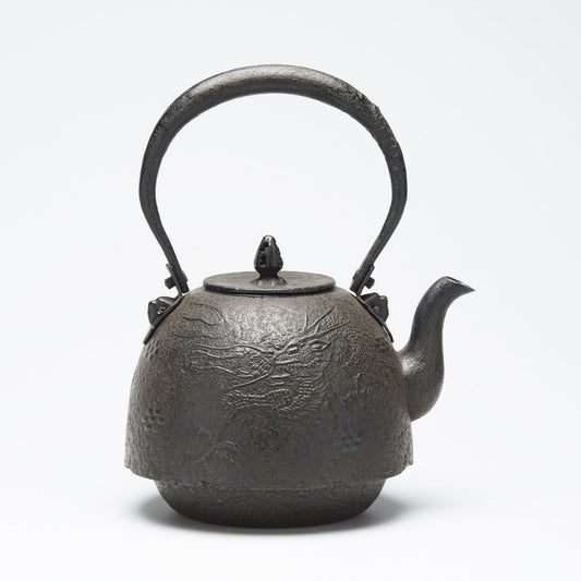 リサイクル南部鉄瓶 南部型 1.5L 雲龍模様