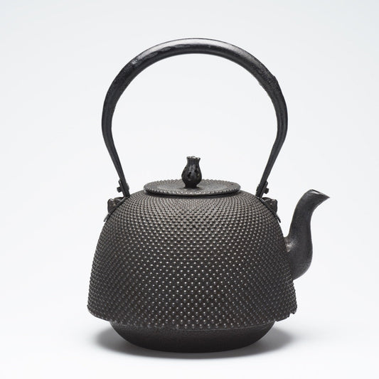 リサイクル南部鉄瓶 南部型 3.5L 霰模様