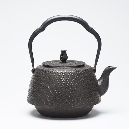 リサイクル南部鉄瓶 九重型 2.7L 亀甲模様