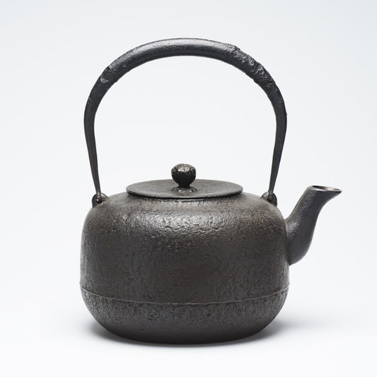 リサイクル南部鉄瓶 丸釜型 4.0L 肌模様