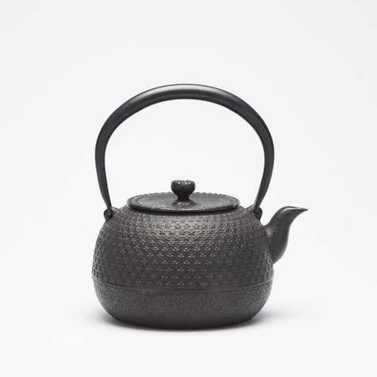 リサイクル南部鉄瓶 珠玉型 1.0L 星霰模様