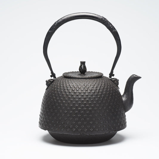 リサイクル南部鉄瓶 南部型 3.5L 星霰模様