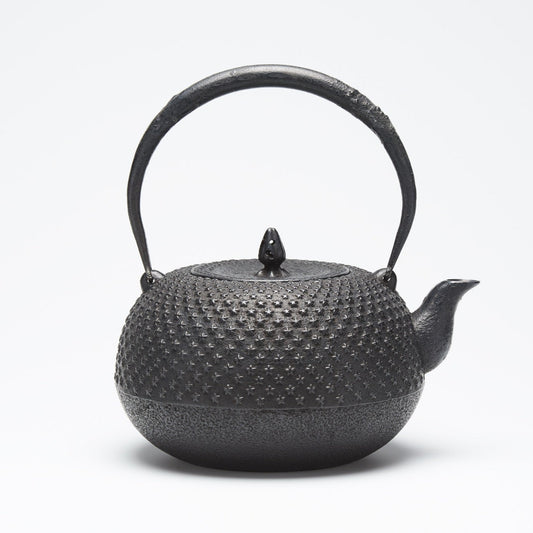 リサイクル南部鉄瓶 布団型 1.6L 星霰模様