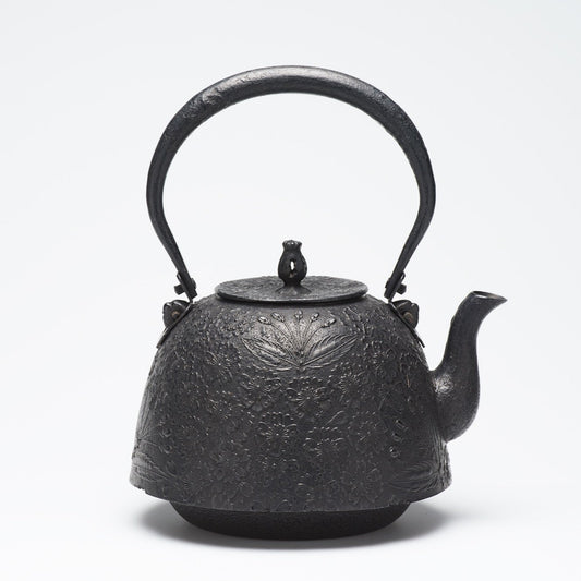 リサイクル南部鉄瓶 南部型 2.0L 桜模様