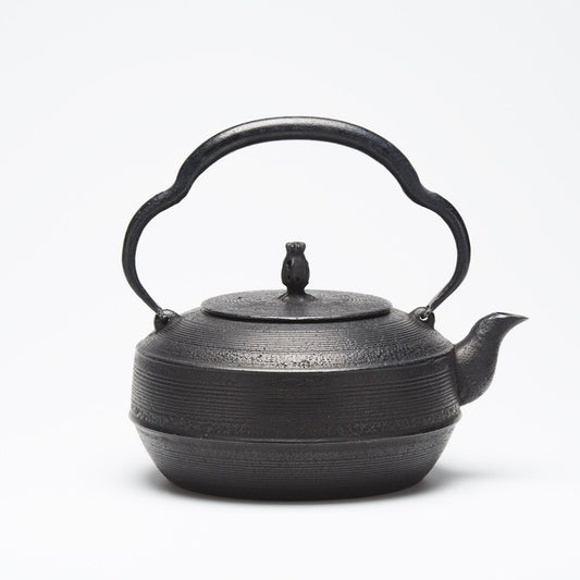 リサイクル南部鉄瓶 車軸型 1.6L 糸目模様