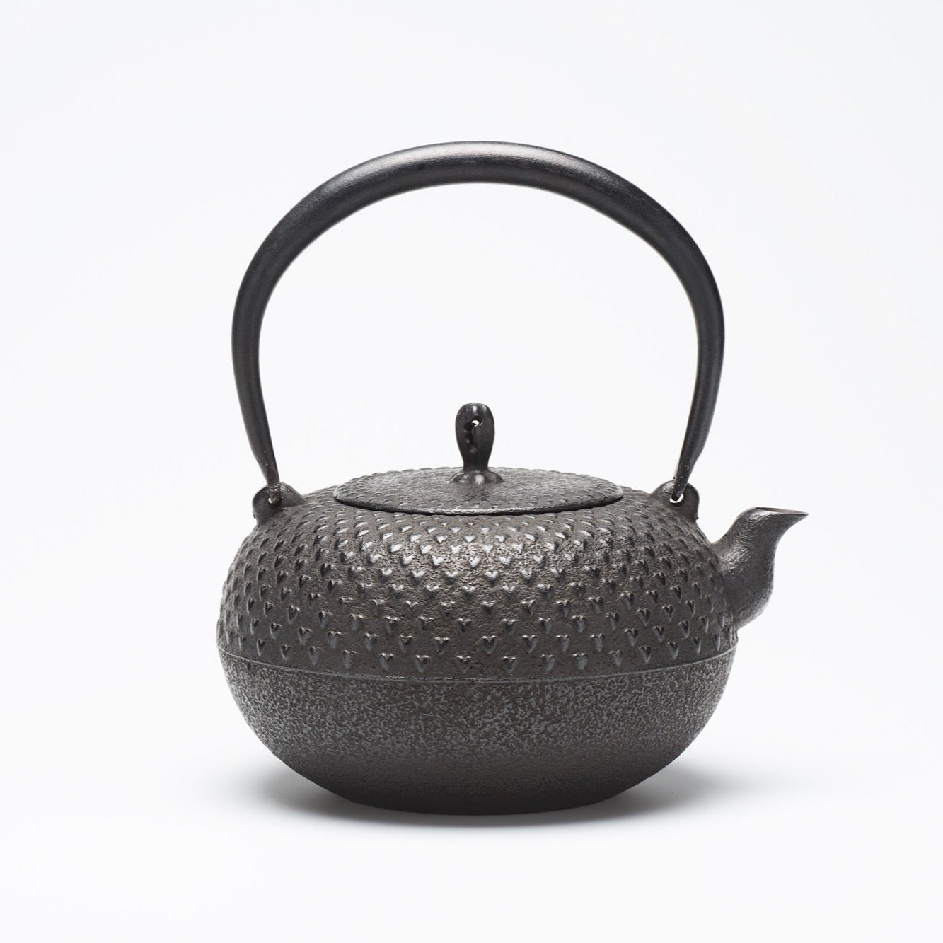 リサイクル南部鉄瓶 小丸型 1.2L ハート霰模様