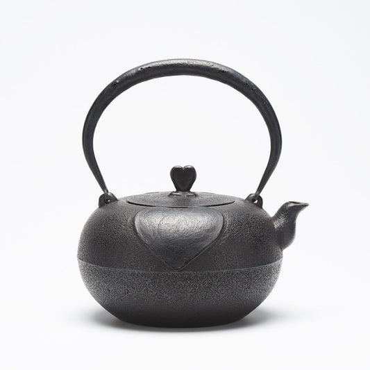 リサイクル南部鉄瓶 柚子型 1.2L ハート袋鈴