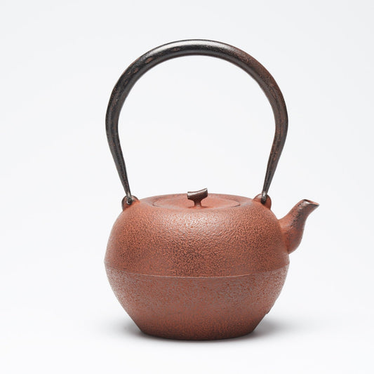 リサイクル南部鉄瓶 ちいさなリンゴ 0.8L 肌模様