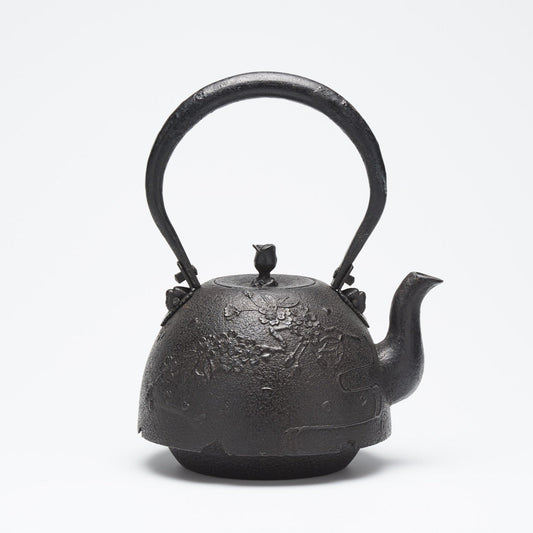 リサイクル南部鉄瓶 南部姥口型 1.0L 桜模様