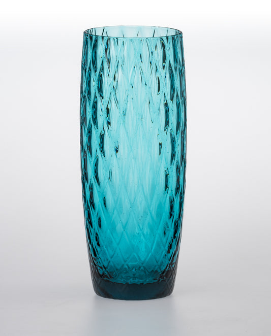 自動車ガラスを再生 リサイクルカクテルグラス 網目模様 320cc