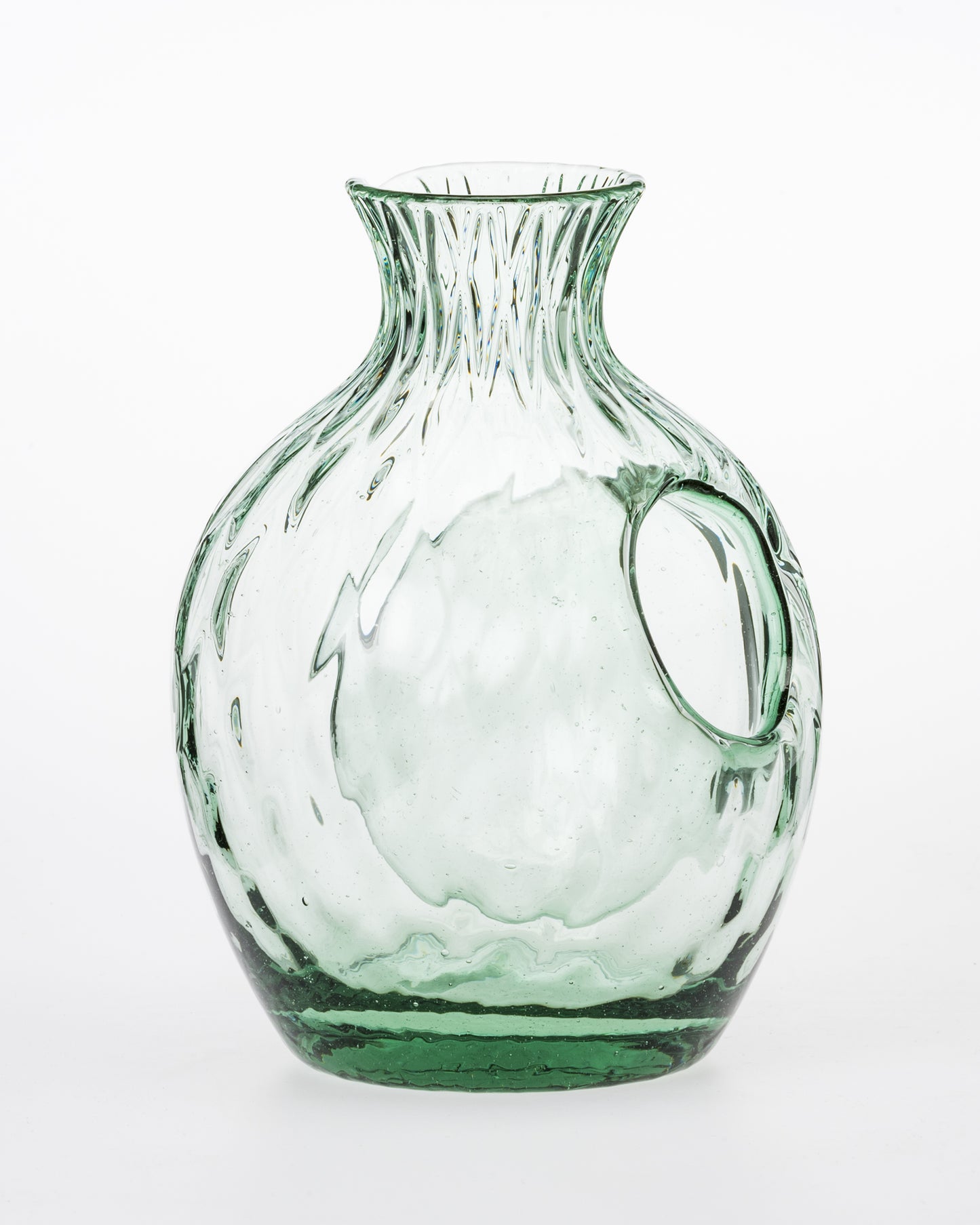 自動車ガラスを再生 リサイクル片口酒器 無地・網目模様 300cc