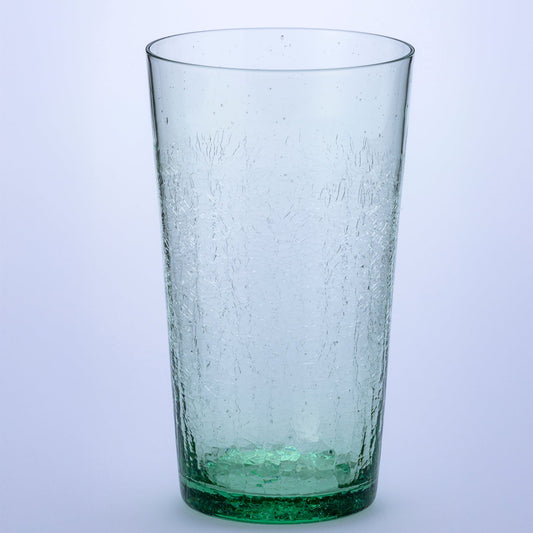 自動車ガラスを再生 リサイクルタンブラー ひび模様 330cc