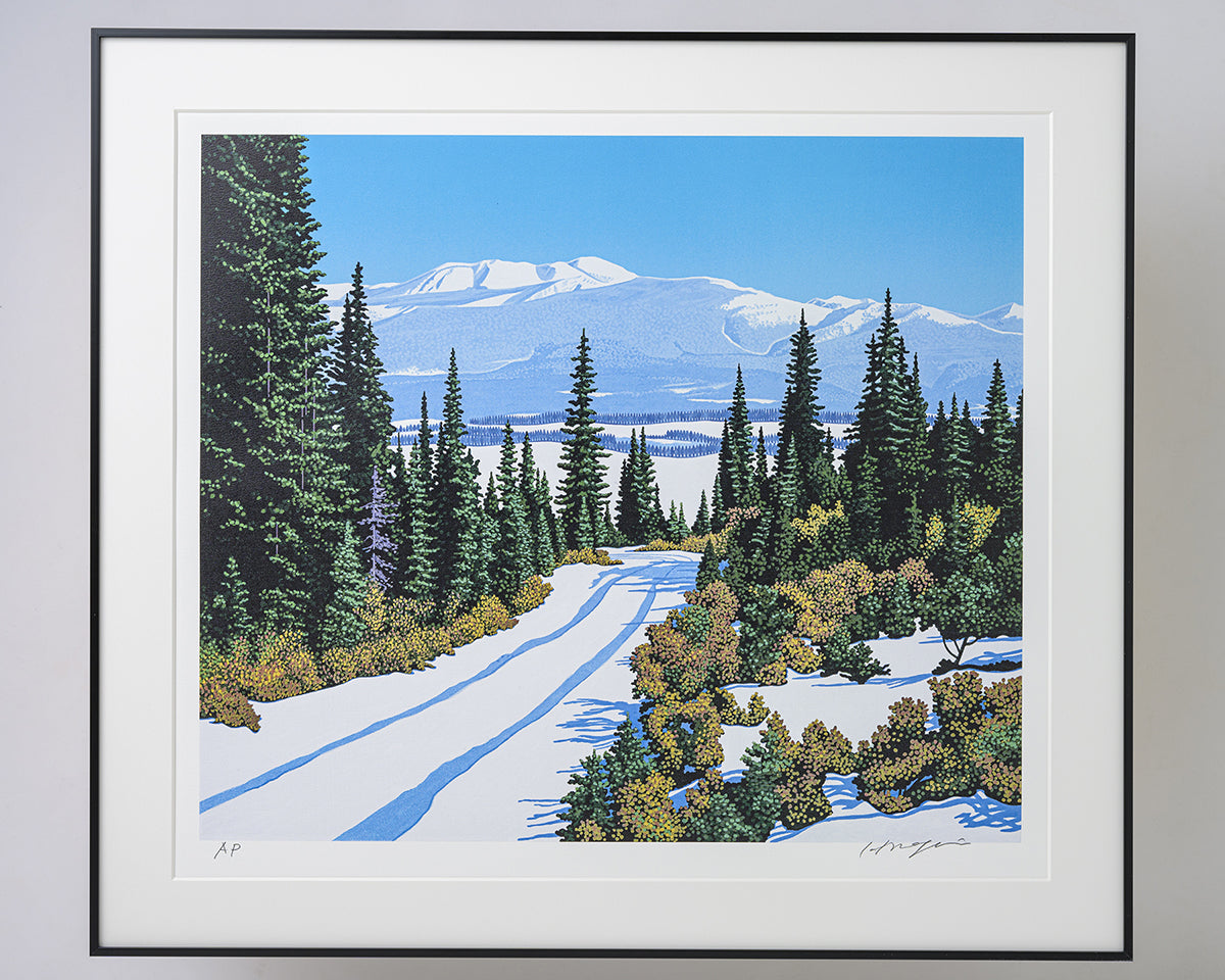 永井博「北海道三部作」公式ハイエンドレプリカ/針葉樹の森