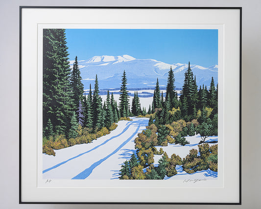 永井博「北海道三部作」公式ハイエンドレプリカ/針葉樹の森