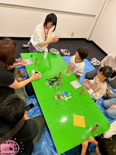 親子で作るリサイクルグッズ教室開催終了のご報告と御礼