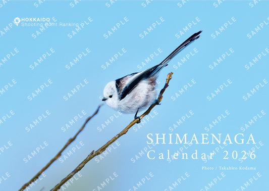 シマエナガ　2026年カレンダー