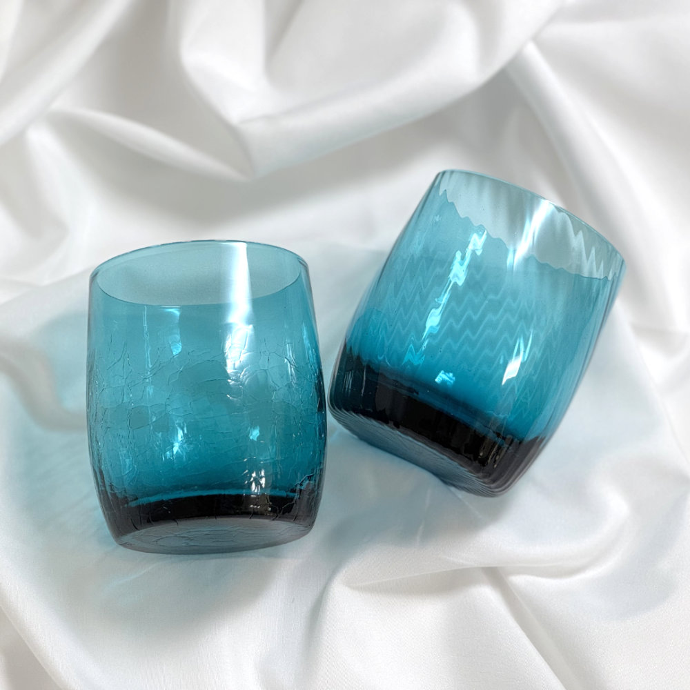 【小樽硝子】リサイクルロックグラス クリスマス限定特別ギフトセット